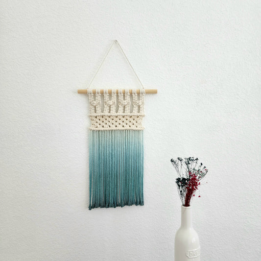 Ombre Handmade Macrame Tapestry Wall Art - 'Jane'