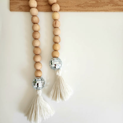 Handmade Large & Chunky wood Beads Garland