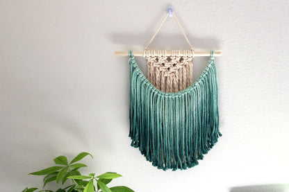 Ombre Handmade Macrame Mini Wall Art