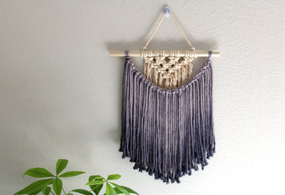 Ombre Handmade Macrame Mini Wall Art